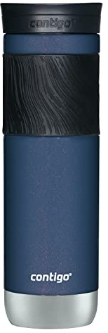 Contigo Byron 2.0 Stainless Steel Travel Mug with Snapseal Lid and Grip, 24oz, Midnight Berry, BPA Free and Leak Proof