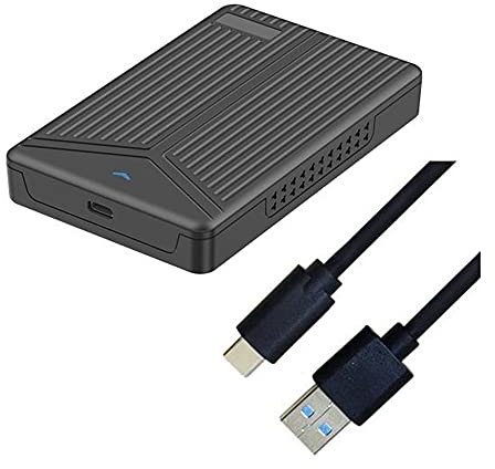 Nvanvmm USB 3.1 Mobile Box 2.5 Inch Box SSD Enclosure Support 15mm Hard Drive for Computer Notebook