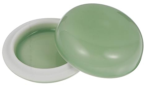 HAPINARY 1pieza Caja De Cerámica Para Tinta De Caligrafía Estuche De Porcelana Para Sellos Diseño Tradicional Chino Compacto y Ligero Para