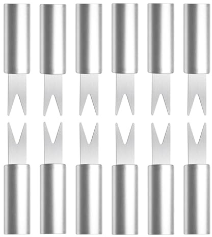 Soportes de maíz para mazorcas de maíz,Soportes de maíz de maíz de acero inoxidable con mango cómodo,Brochetas de maíz antioxidantes, pinzas de maíz, palitos de maíz