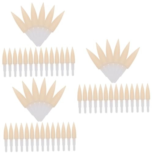 STOBOK 60stücke Teiliges Weiche Schwammspitzen Für Kalligrafie Ersatzspitzen Für Pinselstifte Langlebige Und Vielseitige Schreibwerkzeuge Für Traditionelle Und Moderne Schriftarten