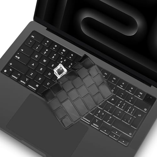 Copertura per tastiera ultra sottile per MacBook Air M2 M3 M4 MacBook Air 15, M2 M3 M4 MacBook Air 13,6, MacBook Pro 2025-2021 14 16 M4 M3 M2 M1 Chip Pro/Max, layout EU ANSI