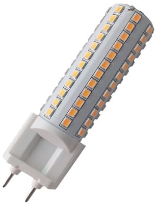 YXZKJZJ Bombilla LED tipo maíz G12 equivalente a 100 W Índice de reproducción cromática 80 10 W 108 2835 Luz LED G12 Para interior y exterior(Warm white 3000K)