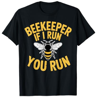 Urban Beekeeper If I Run Funny Beekeeping T-Shirt
