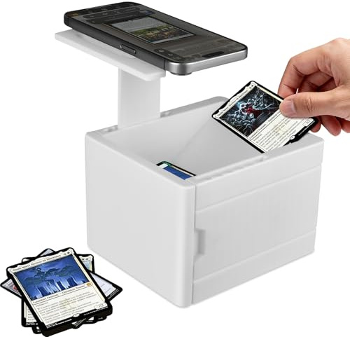 Eirolace Soporte para escáner de Cartas coleccionables Compatible con App ManaBox, Soporte para escáner de Cartas de tamaño estándar MTG TCG, escaneo rápido y verificación de Precios