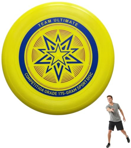 ZJXKJGS Eurodisc 175 g, Ultimate Frisbee, Frisbee Sport, professionell kastskiva, professionella och tillfälliga spelare roliga utomhussporter