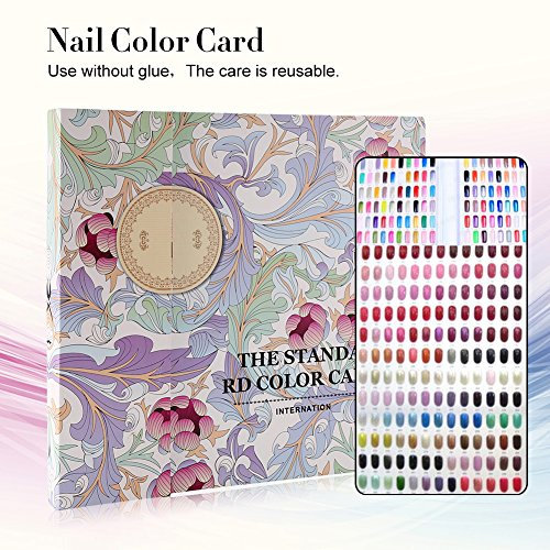 120 Couleurs Nail Art Affichage Carte d’Ongle Présentoir de Vernis à Ongles de Salon de Manucure Outil de Stockage Présentoir d'Art d'Ongle Polonais Couleur Nuancier Nail Affichage graphique