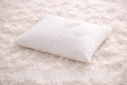 AR Textile Hotel Quality White Duck Feather & Down Cushion Pads, Inserts, Fillers, inners with 100% Cotton Cover, Down Proof Anti Dustmite Cover, 16 18 20 22 (18x18 (45x45cm))