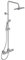 Ideal Standard Ceratherm T25 Thermostatic Dual Shower Mixer, Chrome, A7209AA