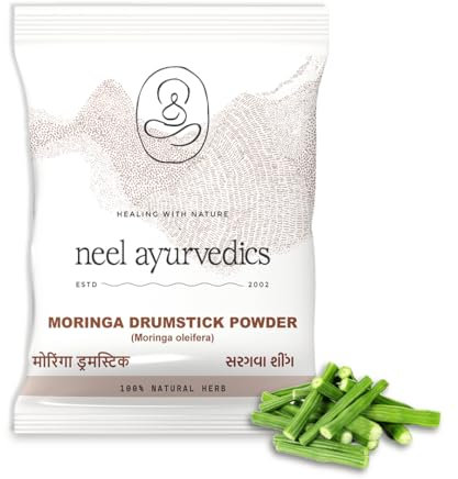 Neel Ayurvedics Moringa Drumstick | Saragva | Moringa oleifera | Shing Powder - 300 GM