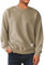 Meilicloth Herren Sweatshirt Raglan Sweat Langarm Crew Neck Casual Pullover Braun M