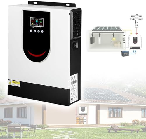 LYFDPN Inversor Solar Inversor de Onda sinusoidal, Inversor automático de Panel Solar fotovoltaico para Sistema de generación de energía Solar doméstico (3000w)