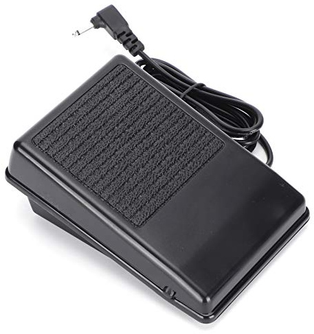 Pedal de Máquina de Coser, Interruptor de Pie de DC15V, Pedal del Controlador del Pie de Costura con Cable de Alimentación para Máquinas de Coser domésticas