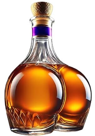 Whiskey Bottle - Realistic and Fun Shape Alcohol Bottle | Novelty Design Wine Decanter | Wide Application Drinking Container for Sake Iced Tea Tequila Vodka Red Wine Juice Rum and Others