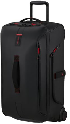 Samsonite Paradiver Light - Reisetasche mit Rollen (67 cm), Medium, Wasserabweisend, Leicht, 74.5 L, Schwarz (Black)