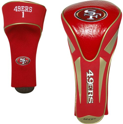 Team Golf NFL San Francisco 49ers Single Apex Driver Head Cover Golf Club Single Apex Driver Headcover, Fits All Oversized Clubs, Truly Sleek Design