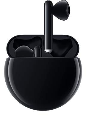 HUAWEI FreeBuds 3 Active Noise Cancelling Wireless Earbuds (Kirin A1 Chip, Low Latency, Ultra-Fast Bluetooth Connection, 14mm Speaker, Wireless Charging), Black