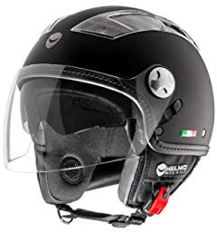 Helm HELMO Milano Demi Jet -Turbine- Jethelm (XS, schwarz matt)