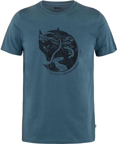 Fjällräven Herren Arctic Fox T-Shirt, Indigo Blue, L