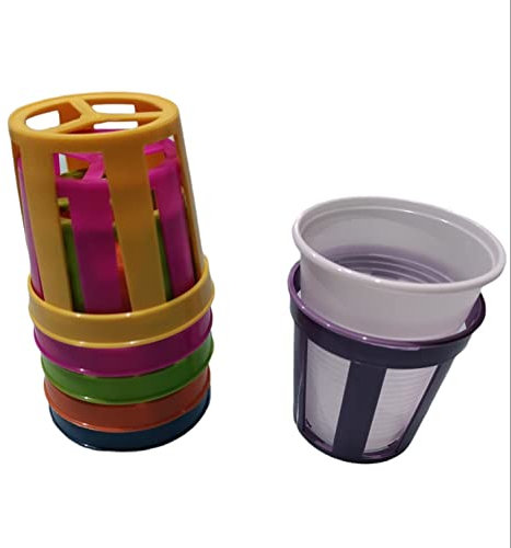 Terryshop74 PortaBicchieri di plastica 6 Pezzi Multicolore sottobicchieri Antivento porta bicchieri sotto bicchieri
