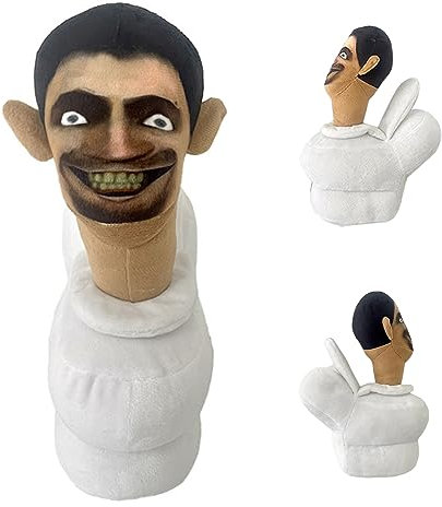 Skibidi Toilet Plüschtier,Skibidi Toiletten Figuren Kuscheltier Kreatives Skibidi Toiletten Plüschtier für Spiele Fans,Lustige Und Einzigartige Skibidi Toiletten gefüllte Puppen für Kindergeburtstag