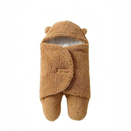 Danolt Braun Schlafsack Baby 0-3 Monate Pucksack Baby Babyschlafsack Neugeborene