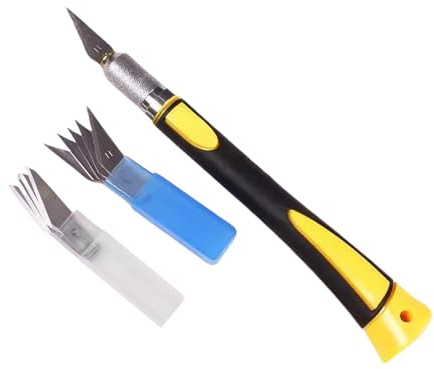 YoungMonic Professional New Violin bridge cutter knife Convenient durable Luthier tools Non-slip handle (Violin bridge cutter knife)