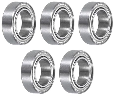 QUARKZMAN 5 st miniatyrer Mr106Zz 6 x 10 x 3 mm djupa kullager med dubbelskärmad för elmotorer, hushållsapparater, trädgårdsmaskiner, P5 (Abec 5)