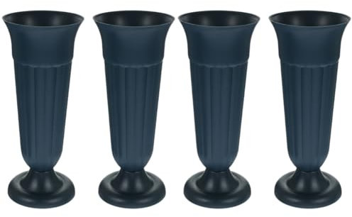 PRETYZOOM 4 Piezas Macetero Columna Romana Jarrón de Cementerio Jarrón urna funeraria Jarrón funerario florero macetas Maceta de Flores jarrón Cementerio Decorativo Adorno de Maceta páginas