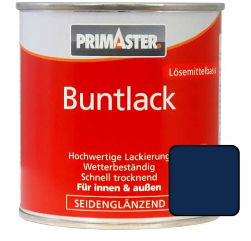Primaster Buntlack 375ml Enzianblau Seidenglänzend Wetterbeständig Holz & Metall