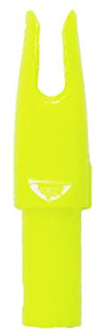 Zhan Yi Arrow Nocks 0.246 Inside Diameter Inserts 6.20MM 60 Pack for Archery Standard Size(0.244~0.246) Arrows(Yellow)