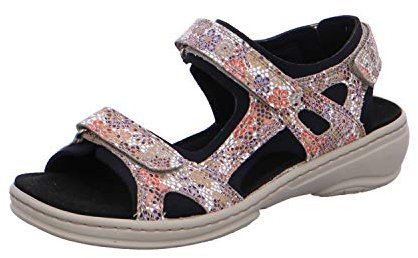 Fidelio Gini, Damen Trekking Sandale Leder Wechselfussbett Mix Romance (37)