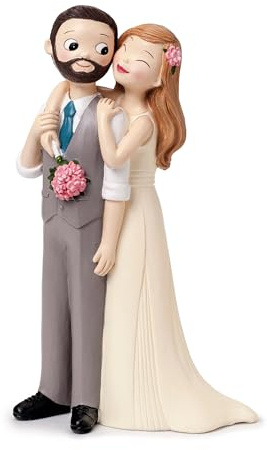 Mopec Y841 Statuetta pastello Pop & Fun sposo gilet e barba, 21 cm