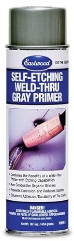 Eastwood Durable Organic Binders Self Etching Weld Thru Gray Aerosol Primer 16.1 oz | 1 Pack