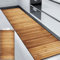 HUAXIQUE Outdoor Teppich Waschbarer Geometrische Muster Teppich Läufer Nach Maß Bambus Teppich Läufer für Balkon Küche Wohnzimmer DraußEn Schlafzimmer 60x120cm Stil J