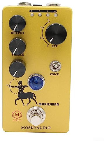 Elektrische Gitarre Pedal, 4 Modus Taste Boost Overdrive Effekt Typ Ausgang Treblle Control Elektrische Gitarre Effekte Overdrive Pedal