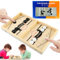 Sling Puck Spiel,Hockey Brettspiel,Super Winner Brettspiel,Doppelkampf Schnell Bouncing Brettspiel,Tischhockey Holz,Portable Schachbrettset Partyspiele Tisch-Desktop-Spiel