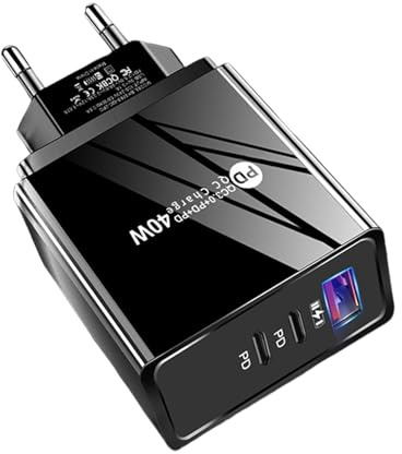 Adattatore Di Caricatore USB - Blocco Presa Da Parete USB per Ricarica Rapida | Adattatore Di Alimentazione, Di Ricarica Portatile, Da Parete Da Viaggio, Tappo Multiplo per