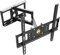 RICOO TV Bracket Tilt Swivel approx 30-55 Inch S5144 for LED LCD OLED Curved and Flatscreens Wall Mount Universal for VESA 200x200-400x400