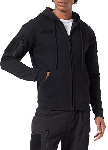 Mil-Tec Herren hættejakke e-11472002 Kapuzenjacke, Schwarz, XL EU