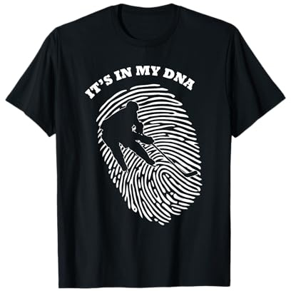 It's In My DNA Ice Hockey Player | Fingerprint Fans Retro T-Shirt