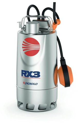 Bomba de elevación de aguas lluviales de acero inoxidable monofásico 220 V – 0,5 kW – 220 L/min