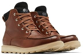 Sorel Madson 2 Moc Toe WP, Stivali Invernali Casual, Uomo, Gaucho Tan/Oatmeal , 44.5 EU