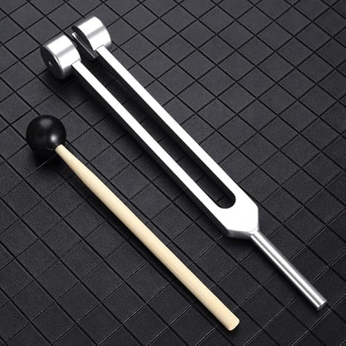 Stämgaffel 64HZ Tuner med Mallet Set for reparation Test av nervsystemet Stämgaffel Health Care (Size : Silver)