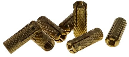 20x Einschlaganker Schlaganker M6 Messing Betondübel Zur Verwendung als Metalldübel Bolzenanker Blitzdübel