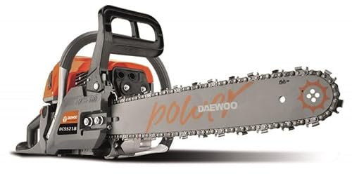 Daewoo Motosierra DACS5218 - Motor Gasolina 2 Tiempos 52 cc, Espada de 18, Potencia 3 HP, Peso 6.2 kg, Depósito 550 ml 700.143