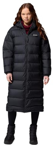 Columbia Women's Pike Lake 3 Long Jacket, Puffer Jacket, Black, Small