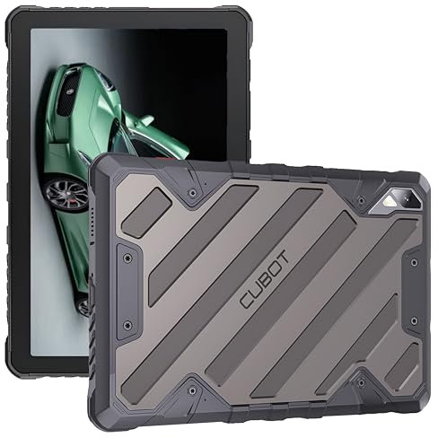 CUBOT Kingkong Tab 2 Tablet, 27,95 cm (10,95 Zoll), FHD+, 16 GB RAM (8 GB + 8 GB End), 256 GB ROM, 4G Dual-SIM, Kamera 64 MP, Akku 20.400 mAh, Android 14, Helio G99, Schwarz