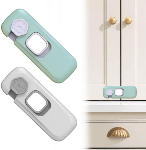 2 Pezzi Blocca Cassetti Per Bambini Lucchetto Per Frigorifero Bambini Chiudi Cassetti Bambini Con Adesivo Bambini Chiusure Sicurezza Per Armadietto Sicurezza Cassetti Bambini Per Frigoriferi