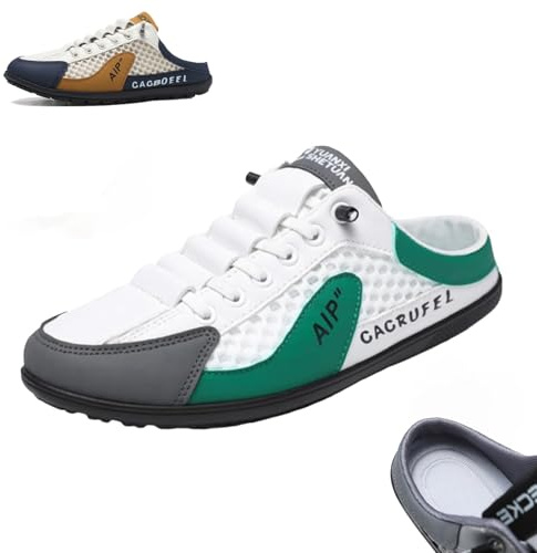 Topmis Pantoufles de Sport d'été à Enfiler for Hommes, Baskets Dos Nu for Hommes, Mules décontractées, Chaussures de Plage légères à Enfiler for l'été